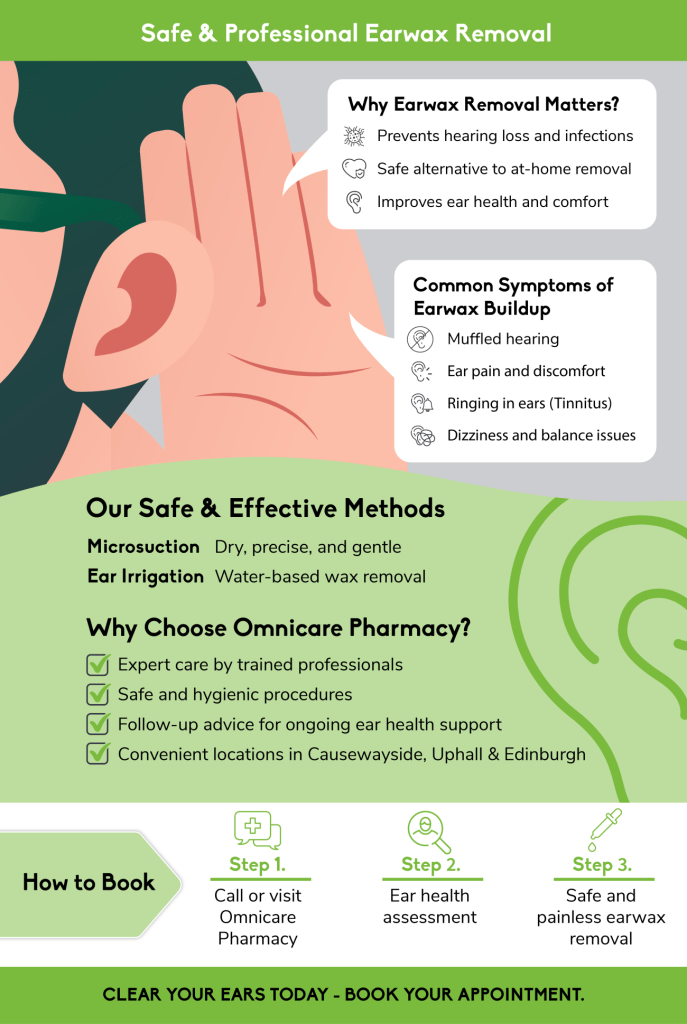 Omnicare - Professional Earwax Removal Services in Causewayside, Uphall & Edinburgh